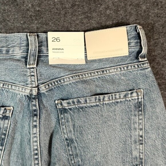 Citizens of Humanity Annina Straight Leg Trouser Jeans Womens Size 26 Light Wash - Picture 5 of 12